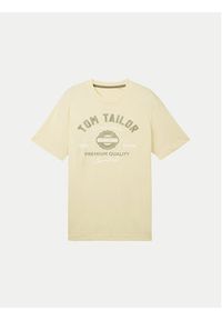 Tom Tailor T-Shirt 1037735 Żółty Regular Fit. Kolor: żółty. Materiał: bawełna