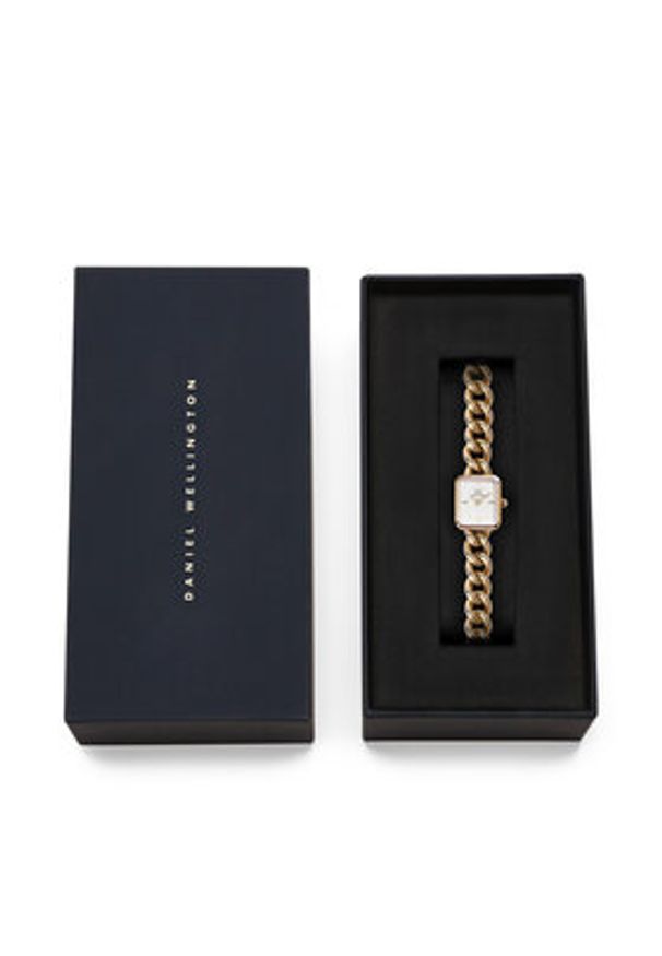 Daniel Wellington Zegarek Jolie Chain 15 DW00100835 Różowe złoto. Kolor: złoty, różowy, wielokolorowy