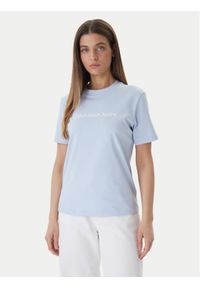 Calvin Klein Jeans T-Shirt LV047C912G Niebieski Regular Fit. Kolor: niebieski. Materiał: bawełna #1