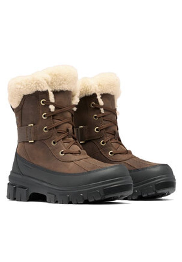 sorel - Sorel Śniegowce Torino™ V Parc Wp 2106721256 Brązowy. Kolor: brązowy. Materiał: skóra, nubuk