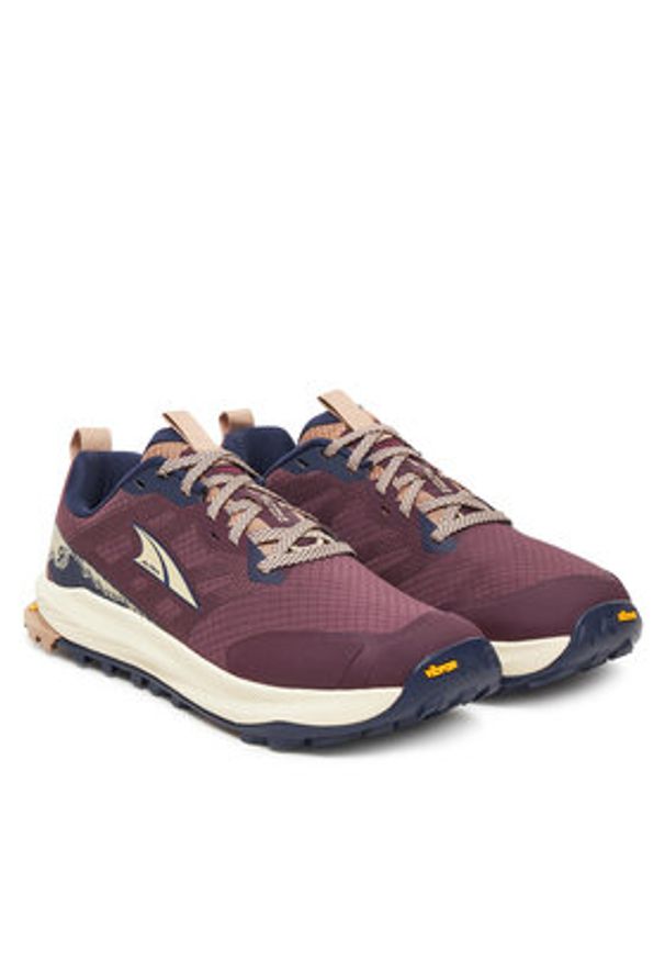 Altra Buty do biegania Lone Peak 9 Waterproof Low AL0A85PV Bordowy. Kolor: czerwony. Materiał: materiał