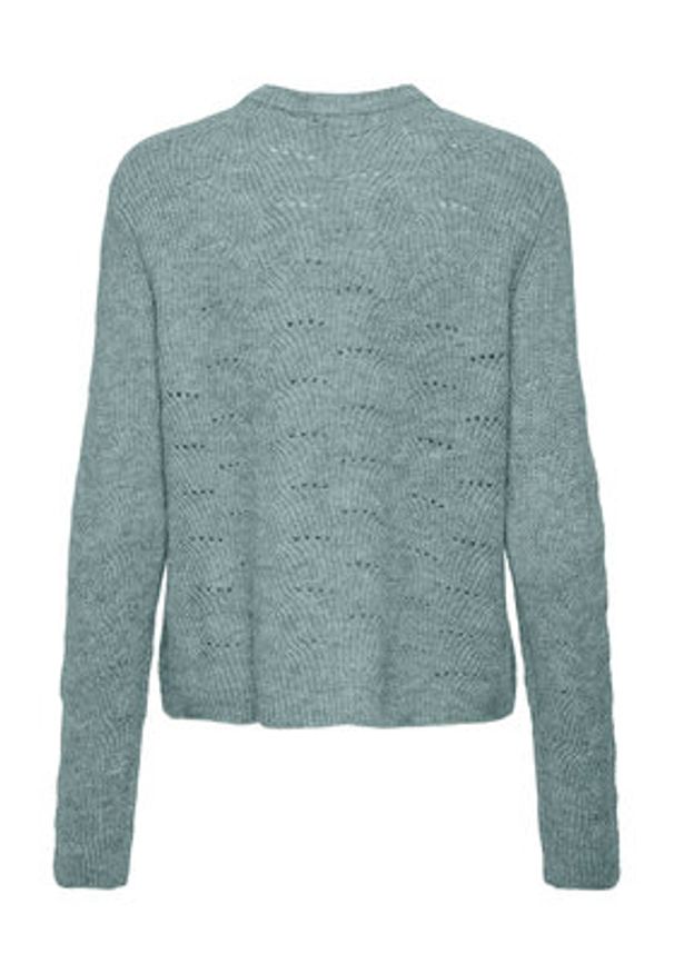 only - ONLY Sweter 15234745 Zielony Regular Fit. Kolor: zielony. Materiał: syntetyk