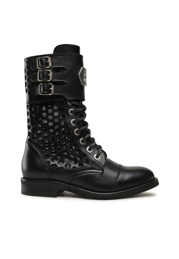 Rage Age Trzewiki RA-16-03-000132 Czarny. Kolor: czarny. Materiał: skóra