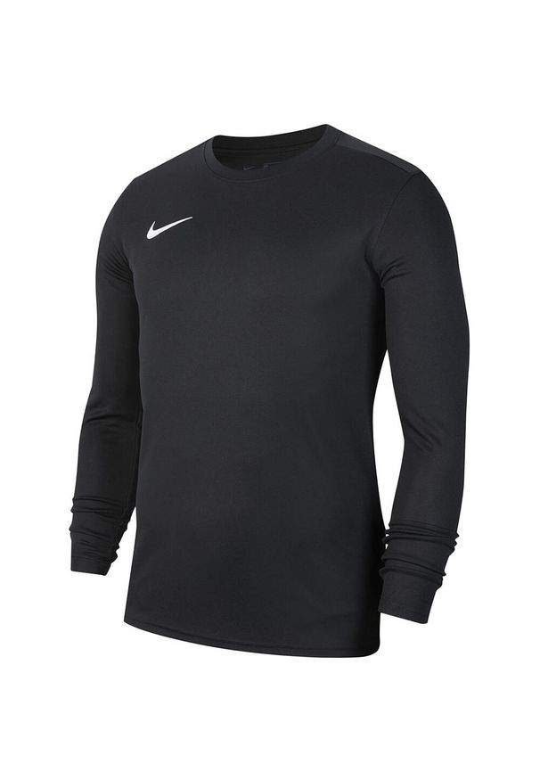 Nike - Męska Koszulka Z Długim Rękawem Park VII. Kolor: czarny. Długość rękawa: długi rękaw. Długość: długie. Sport: turystyka piesza