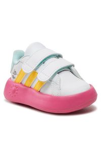 Adidas - adidas Sneakersy Grand Court Minnie Tennis Sportswear Kids ID8018 Biały. Kolor: biały. Materiał: skóra #4