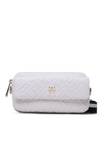 TOMMY HILFIGER - Tommy Hilfiger Torebka Iconic Tommy Camera Bag Mono AW0AW14757 Biały. Kolor: biały. Materiał: skórzane #1