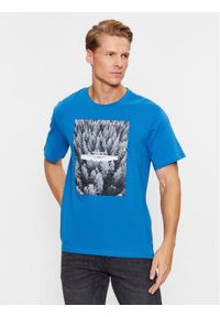 Only & Sons T-Shirt 22027005 Niebieski Regular Fit. Kolor: niebieski. Materiał: bawełna