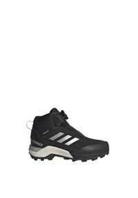 Adidas - Terrex Winter Mid Boa Hiking Shoes. Kolor: czarny, szary, wielokolorowy. Sezon: zima. Styl: sportowy