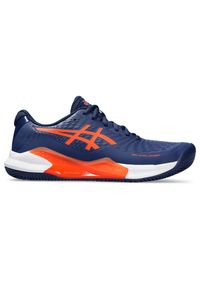 Buty tenisowe męskie Asics Gel Challenger 14 Clay. Zapięcie: sznurówki. Kolor: wielokolorowy, niebieski, czerwony. Materiał: materiał. Szerokość cholewki: normalna. Sport: tenis #1