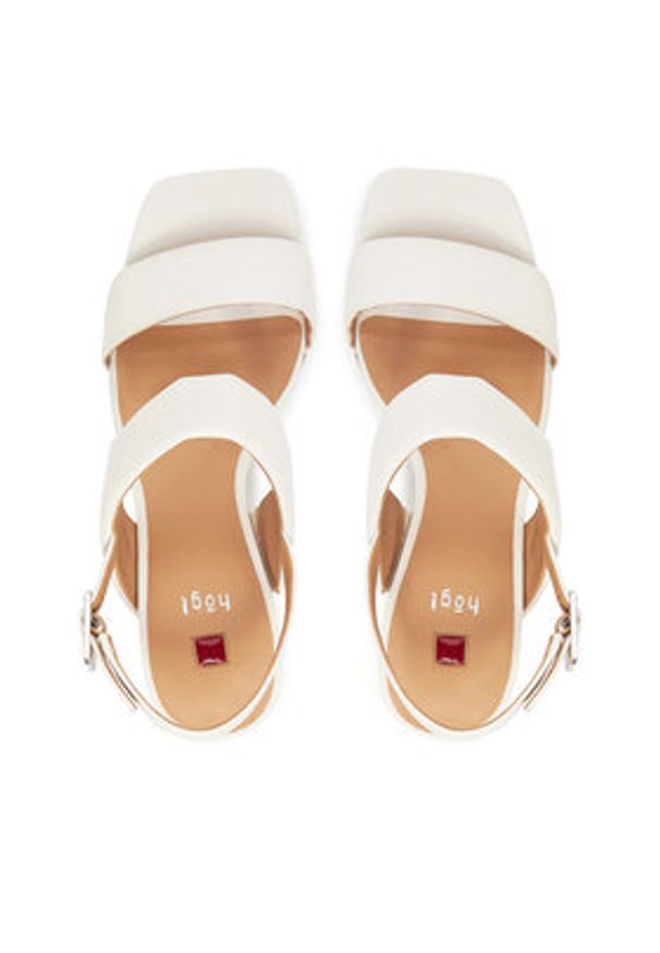 HÖGL Sandały Peach 9-106500 Biały. Kolor: biały. Materiał: skóra