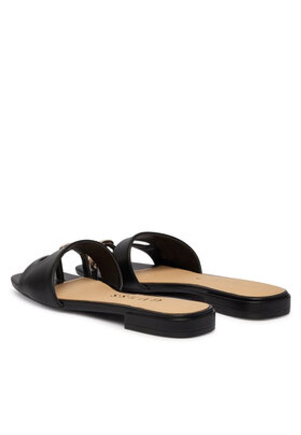 Guess Japonki FLJTBT ELE19 Czarny. Kolor: czarny. Materiał: skóra