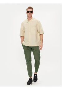 Calvin Klein Jeans Spodnie cargo J30J324696 Zielony Skinny Fit. Kolor: zielony. Materiał: bawełna #5