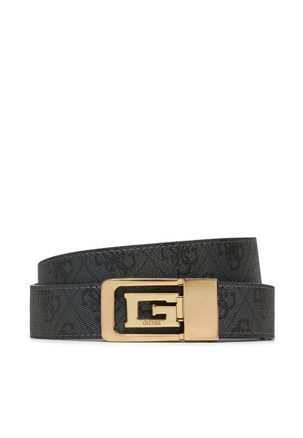 Guess Pasek Damski BW9207 P5130 Szary. Kolor: szary. Materiał: skóra