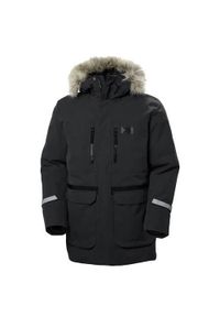 Kurtka uniwersalna męska Helly Hansen 53848990. Typ kołnierza: kaptur. Kolor: czarny. Materiał: syntetyk. Długość: długie