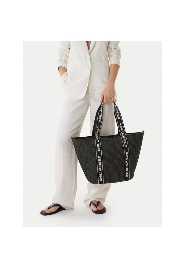 Karl Lagerfeld - Torebka KARL LAGERFELD. Kolor: czarny
