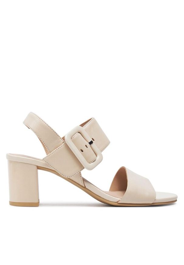 Sandały Caprice. Kolor: kremowy