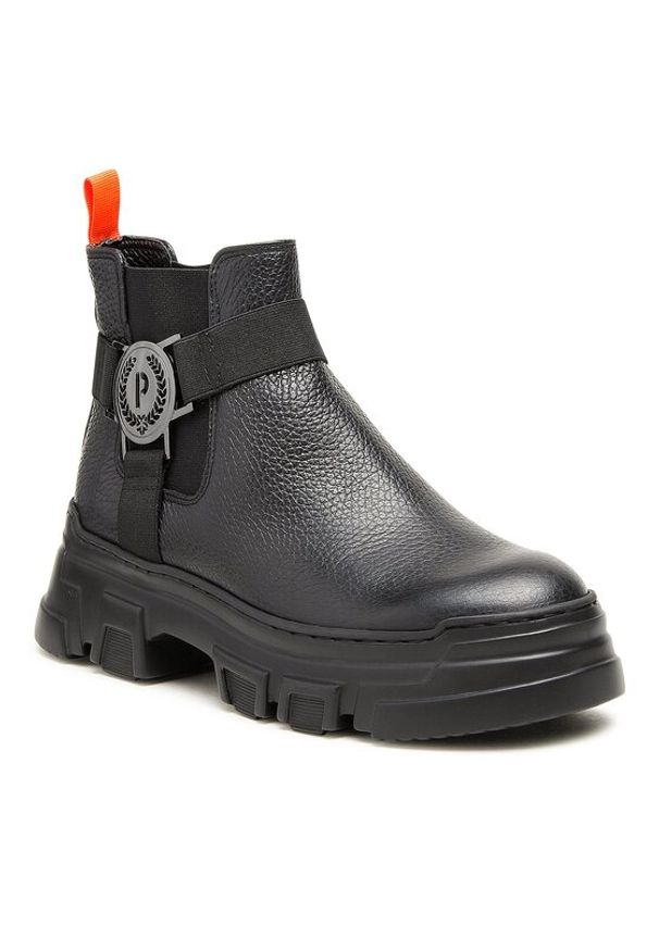 Pollini Sztyblety SA21066H1FTD0000 Czarny. Kolor: czarny. Materiał: skóra