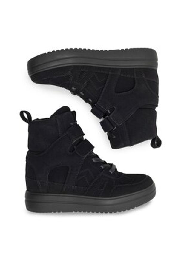 Jenny Fairy Botki Ayva WS5829-04 Czarny. Kolor: czarny. Materiał: skóra