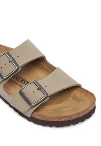 Birkenstock Klapki Arizona Bf 1033132 Khaki. Kolor: brązowy. Materiał: skóra #5