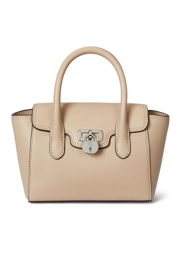Lauren Ralph Lauren - Torebka LAUREN RALPH LAUREN. Kolor: beżowy