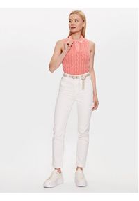 Polo Ralph Lauren Polo 211905650002 Koralowy Regular Fit. Typ kołnierza: polo. Kolor: pomarańczowy. Materiał: bawełna