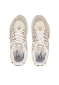 Lacoste Sneakersy L003 Neo 51SMA0044 Écru. Kolor: kremowy. Materiał: zamsz, skóra #5