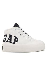 GAP - Gap Trampki Jackson Mid Twl GAI501F6TYWHITGP Biały. Kolor: biały. Materiał: materiał #1