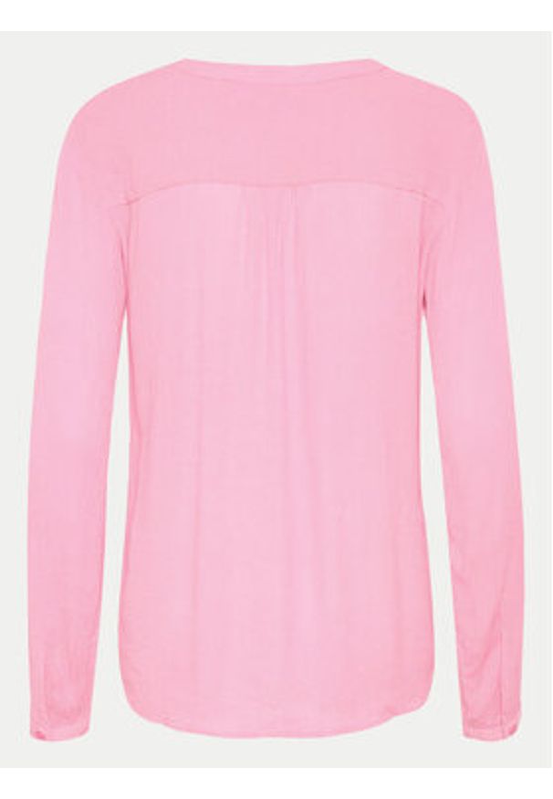 Kaffe Bluzka Amber 501032 Różowy Regular Fit. Kolor: różowy. Materiał: wiskoza