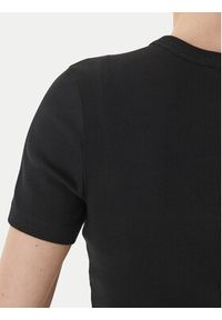 only - ONLY T-Shirt Val 15339774 Czarny Slim Fit. Kolor: czarny. Materiał: bawełna #5