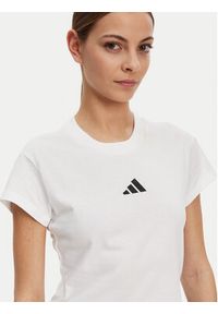 Adidas - adidas T-Shirt Future Icons Small Logo Baby JE4001 Biały Slim Fit. Kolor: biały. Materiał: bawełna #5