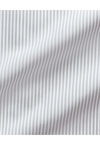 Ralph Lauren - RALPH LAUREN - Szara koszula w prążki Custom Fit. Okazja: na co dzień. Typ kołnierza: polo. Kolor: szary. Materiał: bawełna. Wzór: prążki. Styl: casual #4