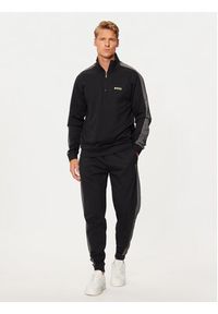 BOSS - Boss Bluza 50527551 Czarny Regular Fit. Kolor: czarny. Materiał: syntetyk, bawełna #3