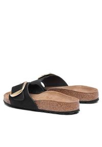 Birkenstock Klapki Madrid Big Buckle 1023373 Czarny. Kolor: czarny. Materiał: skóra, nubuk #5