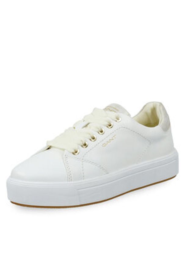 GANT - Gant Sneakersy 31531982 Biały. Kolor: biały. Materiał: skóra