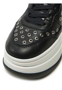 MICHAEL Michael Kors Sneakersy Hayes Lace Up 43R5HAFS1L Czarny. Kolor: czarny. Materiał: skóra