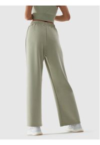 4f - 4F Spodnie dresowe 4FAW23TTROF459 Khaki Regular Fit. Kolor: brązowy. Materiał: syntetyk, wiskoza #6