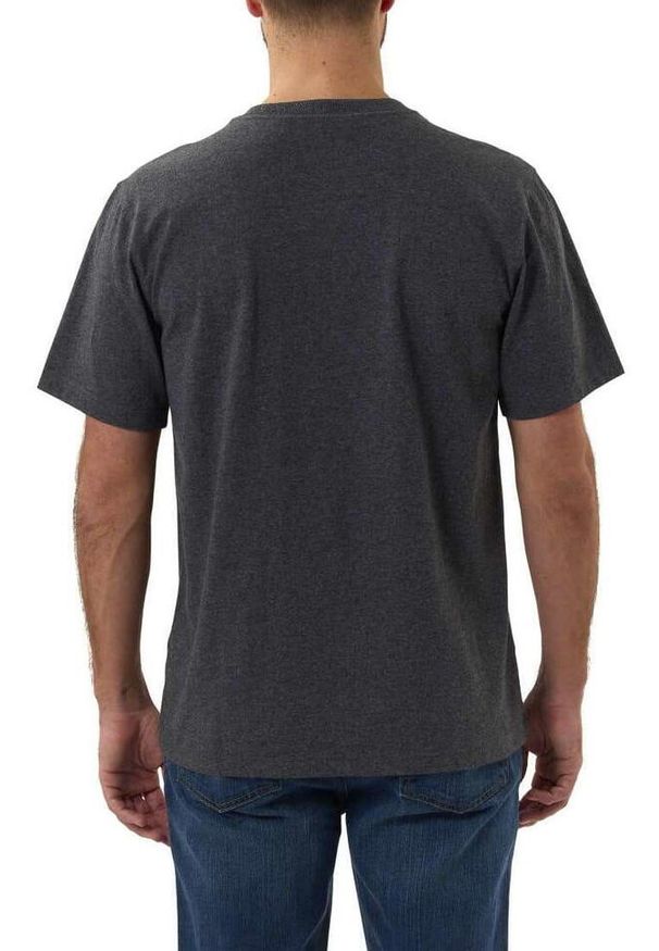 Koszulka turystyczna męska Carhartt Heavyweight Core Logo. Kolor: szary