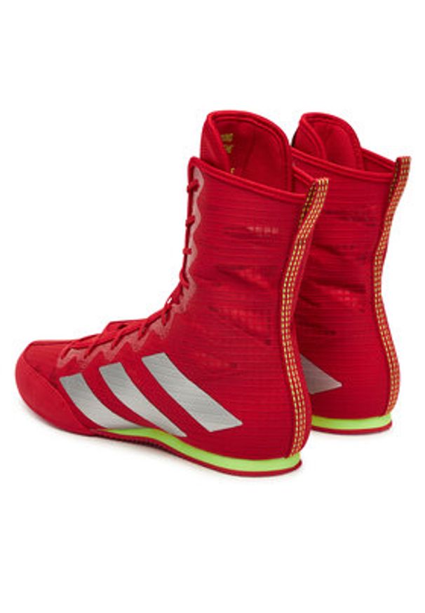 Adidas - adidas Buty bokserskie Box Hog 4 JP9846 Czerwony. Kolor: czerwony. Materiał: materiał
