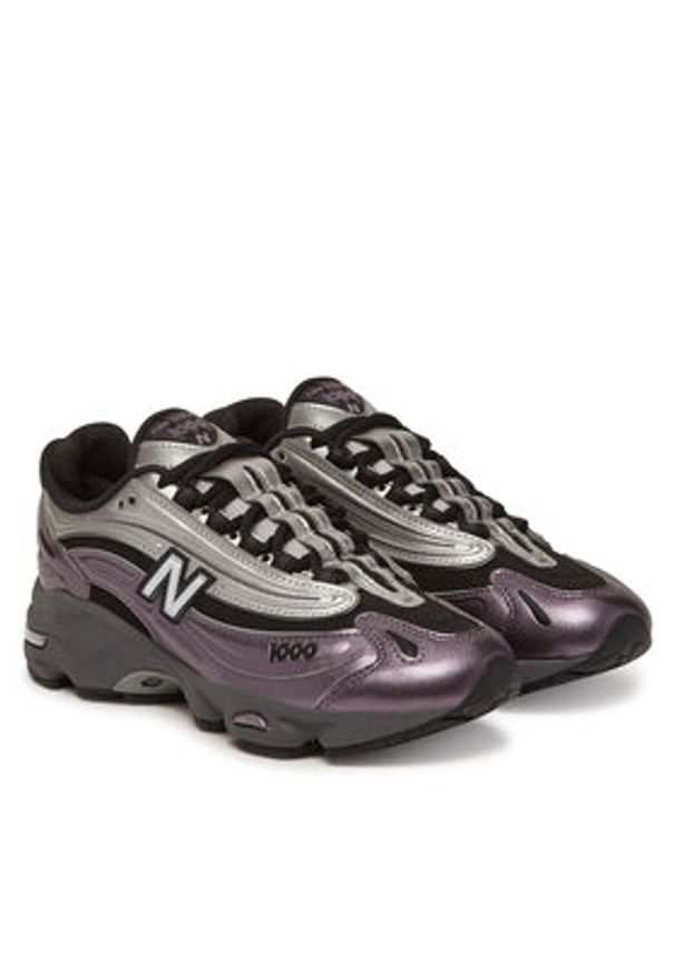 New Balance Sneakersy M1000EGY Fioletowy. Kolor: fioletowy. Materiał: skóra