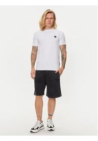 Just Cavalli T-Shirt 76OAHE12 Biały Regular Fit. Kolor: biały. Materiał: bawełna