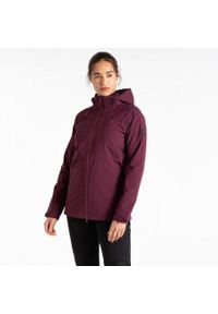 DARE 2B - Switch Up II damska kurtka przeciwdeszczowa. Kolor: fioletowy. Materiał: materiał. Sport: wspinaczka, turystyka piesza #1