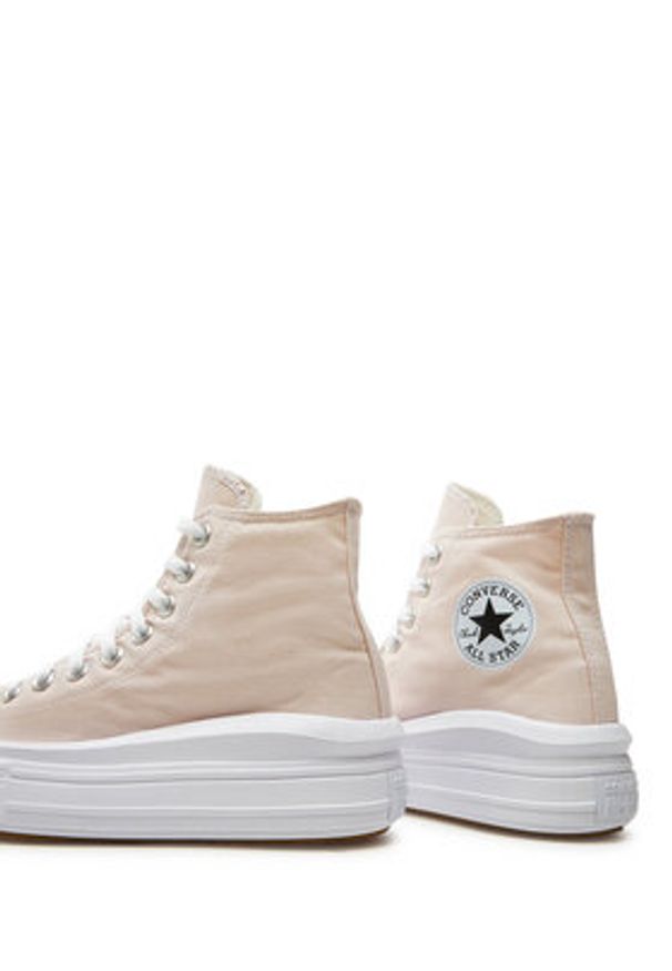 Converse Trampki Chuck Taylor All Star Move Platform Seasonal A12310C Różowy. Kolor: różowy. Materiał: materiał. Obcas: na platformie