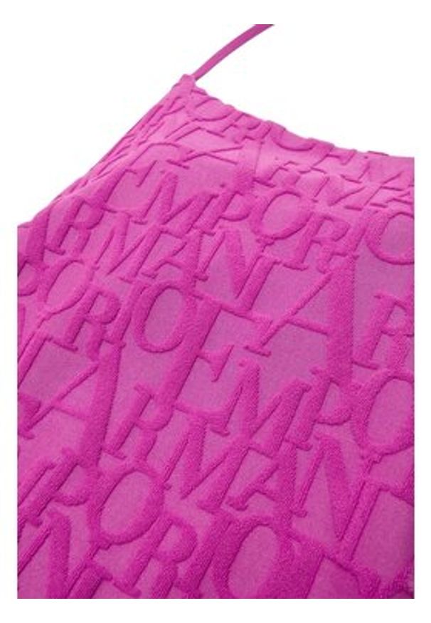 Emporio Armani Strój kąpielowy EW000788 AF12185 FA035 Różowy. Kolor: różowy. Materiał: syntetyk
