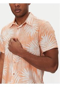 Guess Koszula M5GH68 WH3A0 Pomarańczowy Regular Fit. Kolor: pomarańczowy. Materiał: bawełna #4