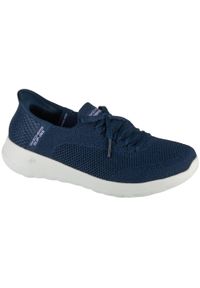skechers - Buty sportowe Sneakersy damskie, Slip-Ins: Go Walk Joy - Abby. Kolor: niebieski. Model: Skechers Sport. Sport: turystyka piesza