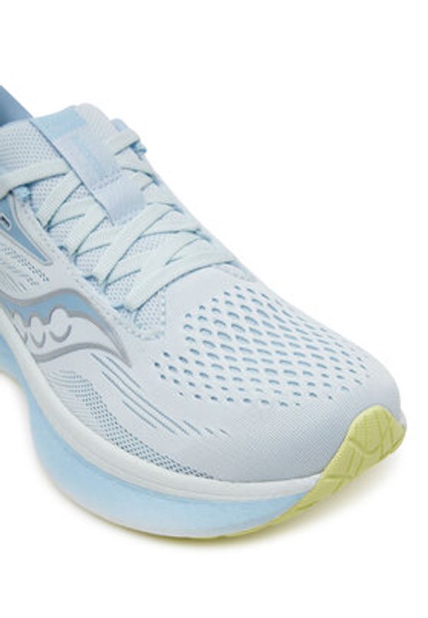 Saucony Buty do biegania Ride 18 S11000 Błękitny. Kolor: niebieski. Materiał: materiał