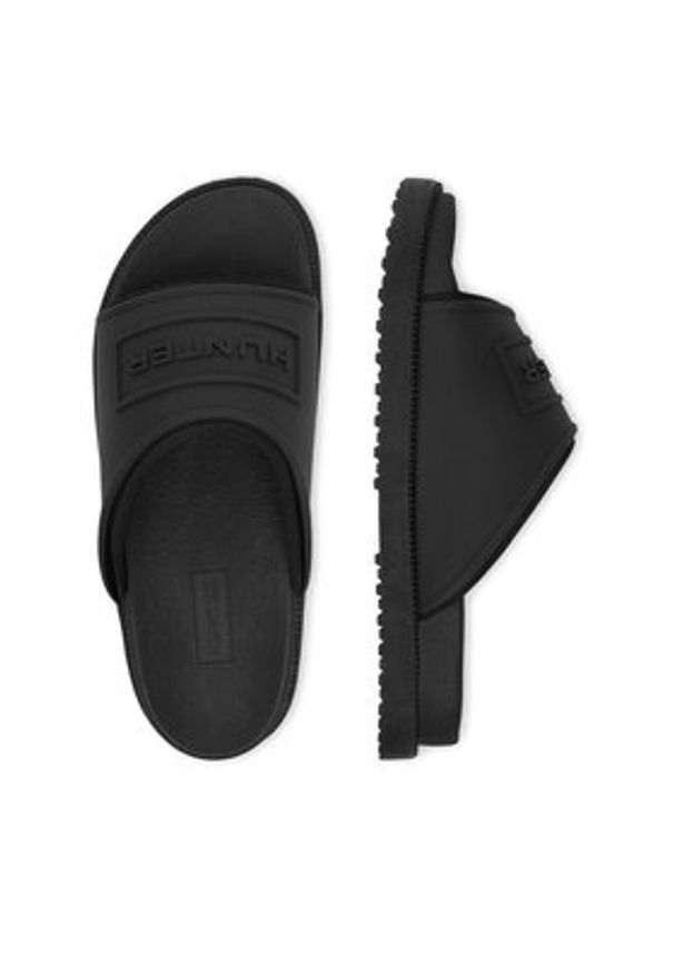 Hunter Klapki CEO-HLZ25930-1 Czarny. Kolor: czarny. Materiał: syntetyk