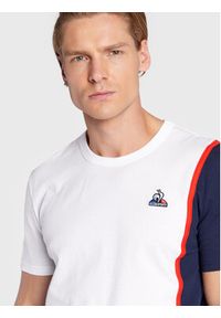 Le Coq Sportif T-Shirt 2220286 Biały Regular Fit. Kolor: biały. Materiał: bawełna #3