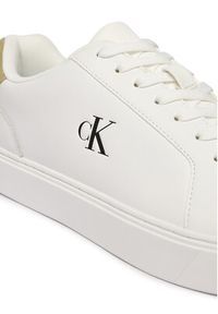 Calvin Klein Sneakersy Classic Cupsole Laceup Lth YM0YM01435 Biały. Kolor: biały. Materiał: skóra #5