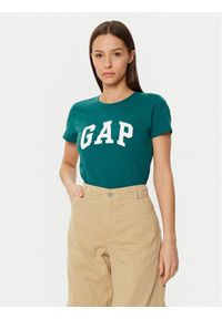 GAP - Gap T-Shirt 417797-20 Zielony Regular Fit. Kolor: zielony. Materiał: bawełna #1